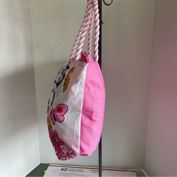 Disney Minnie Tote Bag Purse With Rope Handles . - Picture 2 of 12